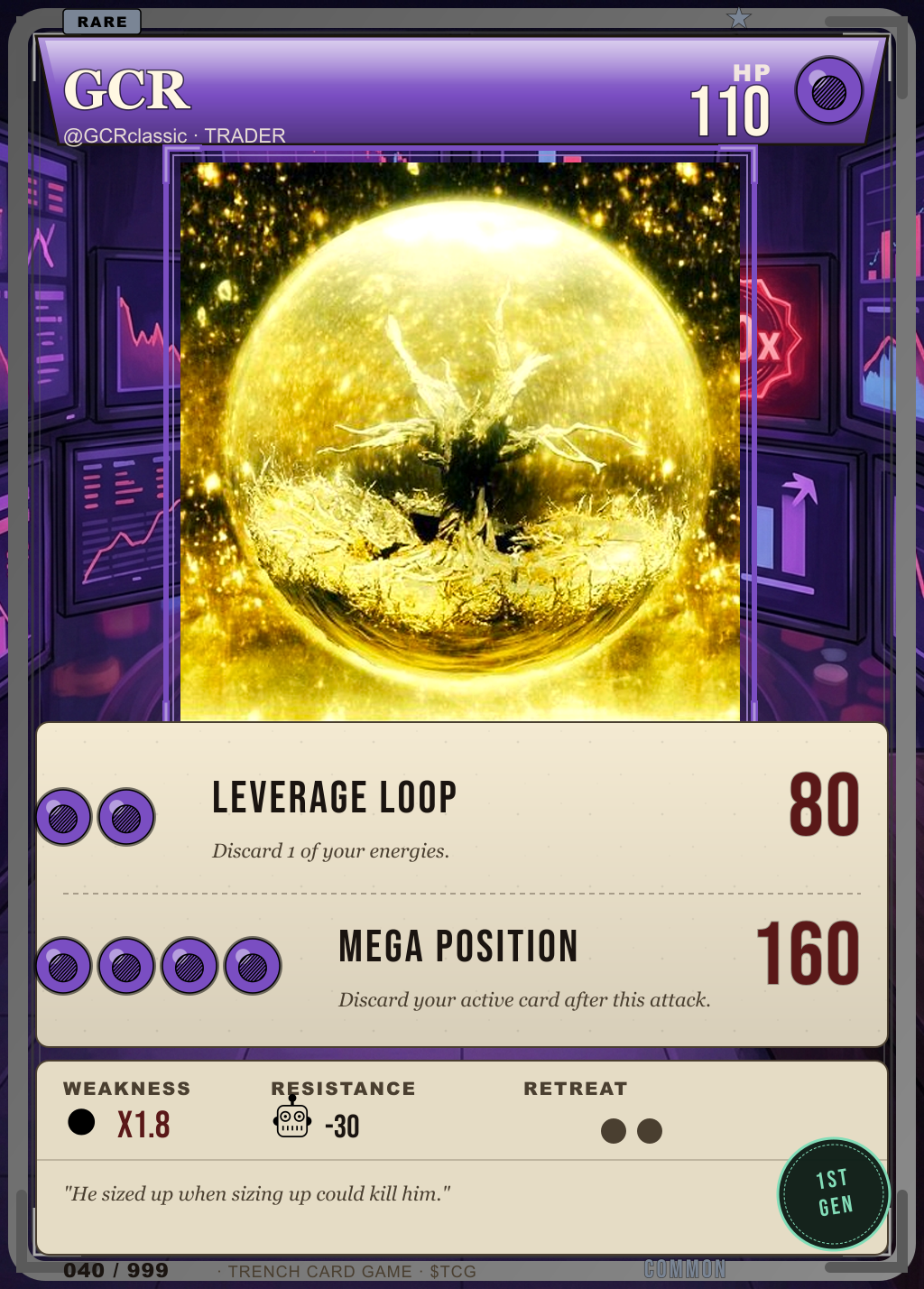 Trench Card 040 · GCR