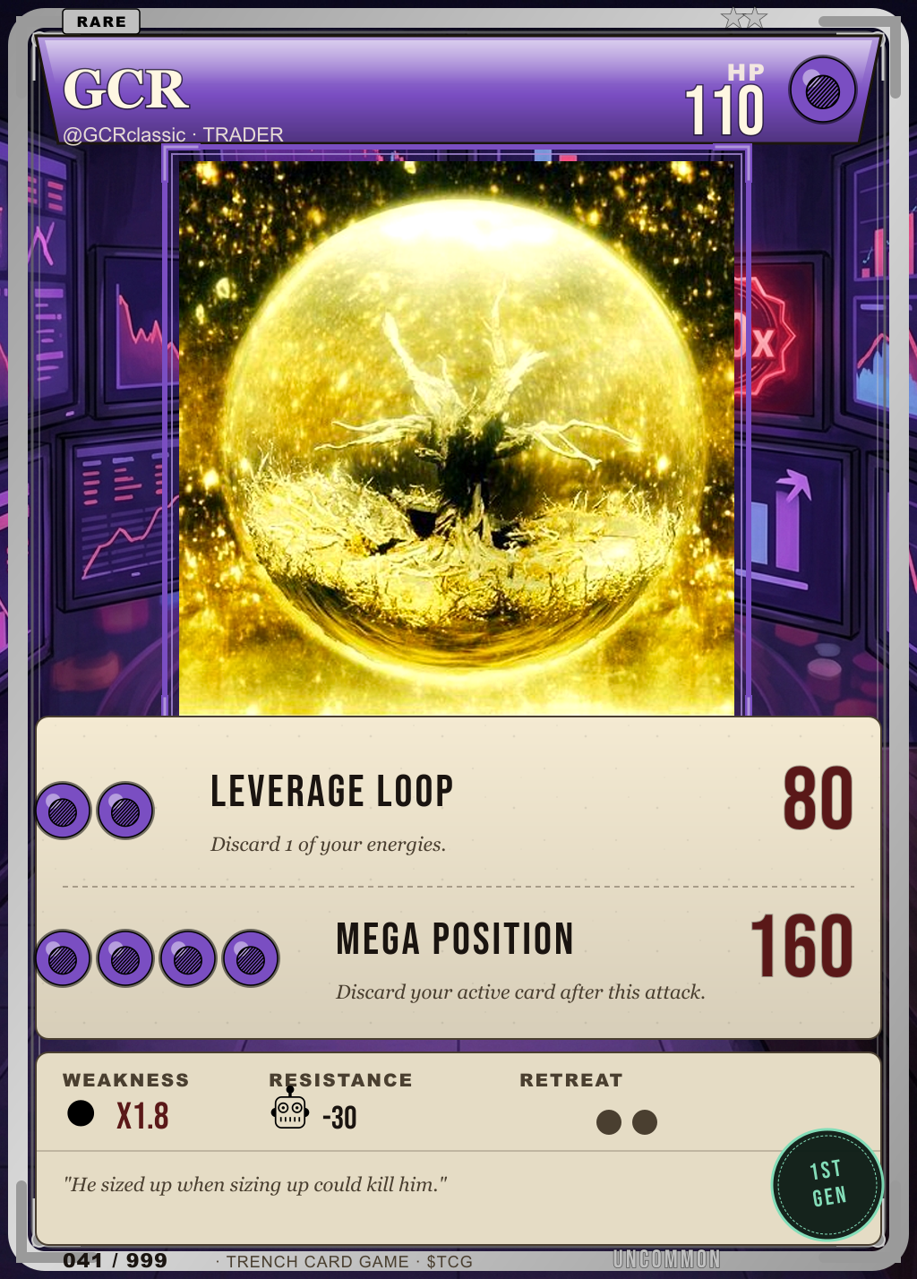 Trench Card 041 · GCR