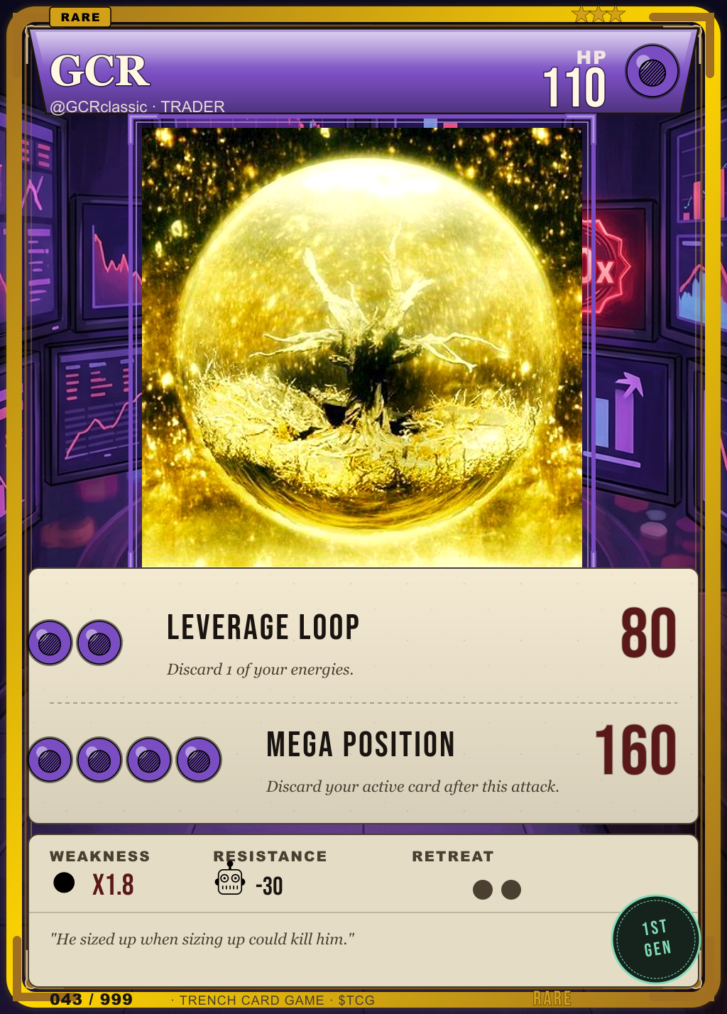Trench Card 043 · GCR