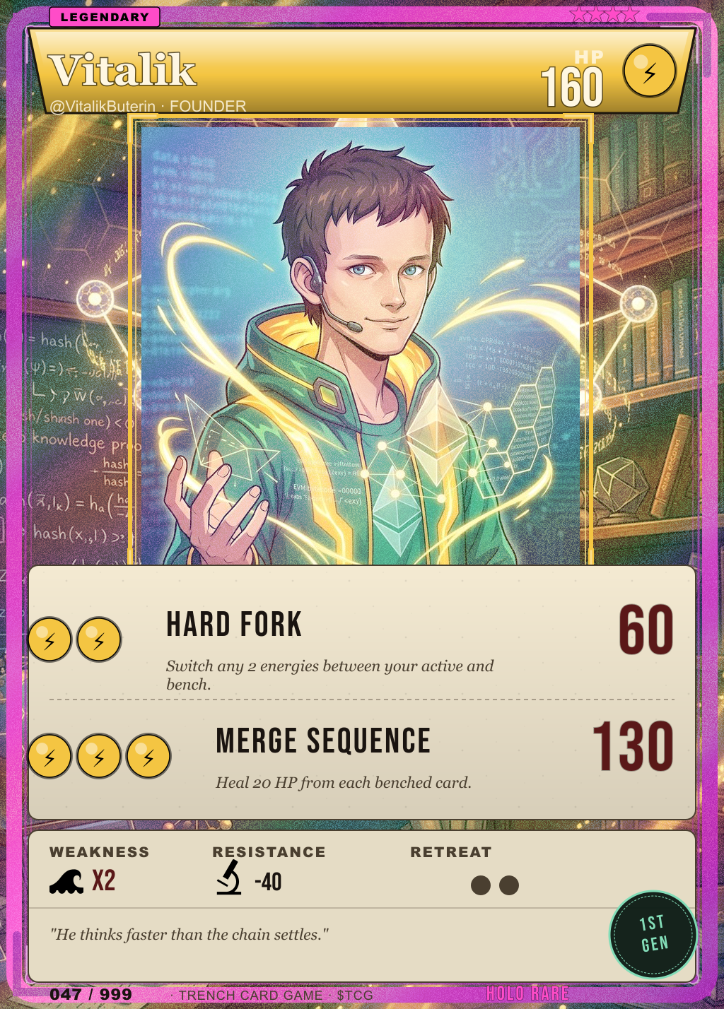 Trench Card 047 · Vitalik