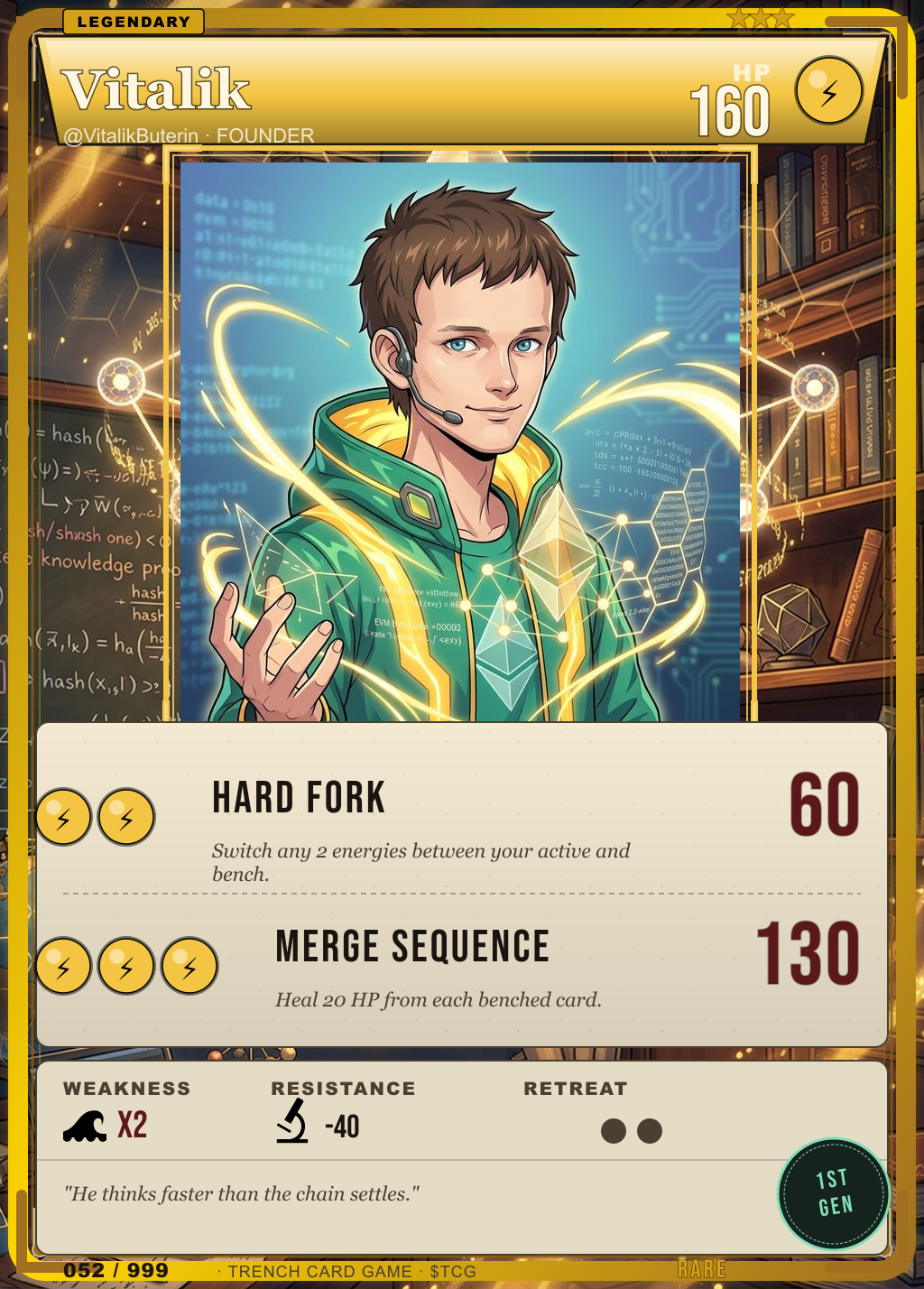Trench Card 052 · Vitalik
