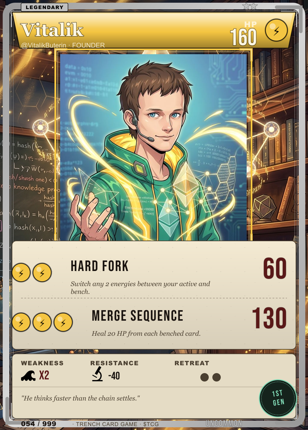 Trench Card 054 · Vitalik