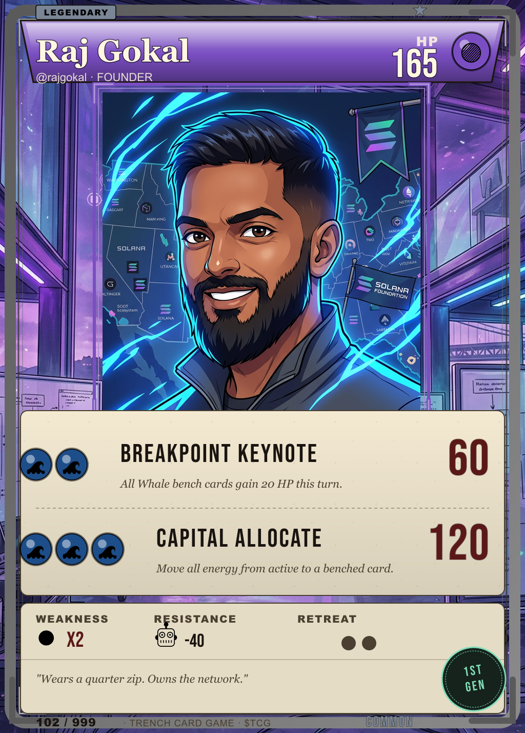 Trench Card 102 · Raj Gokal