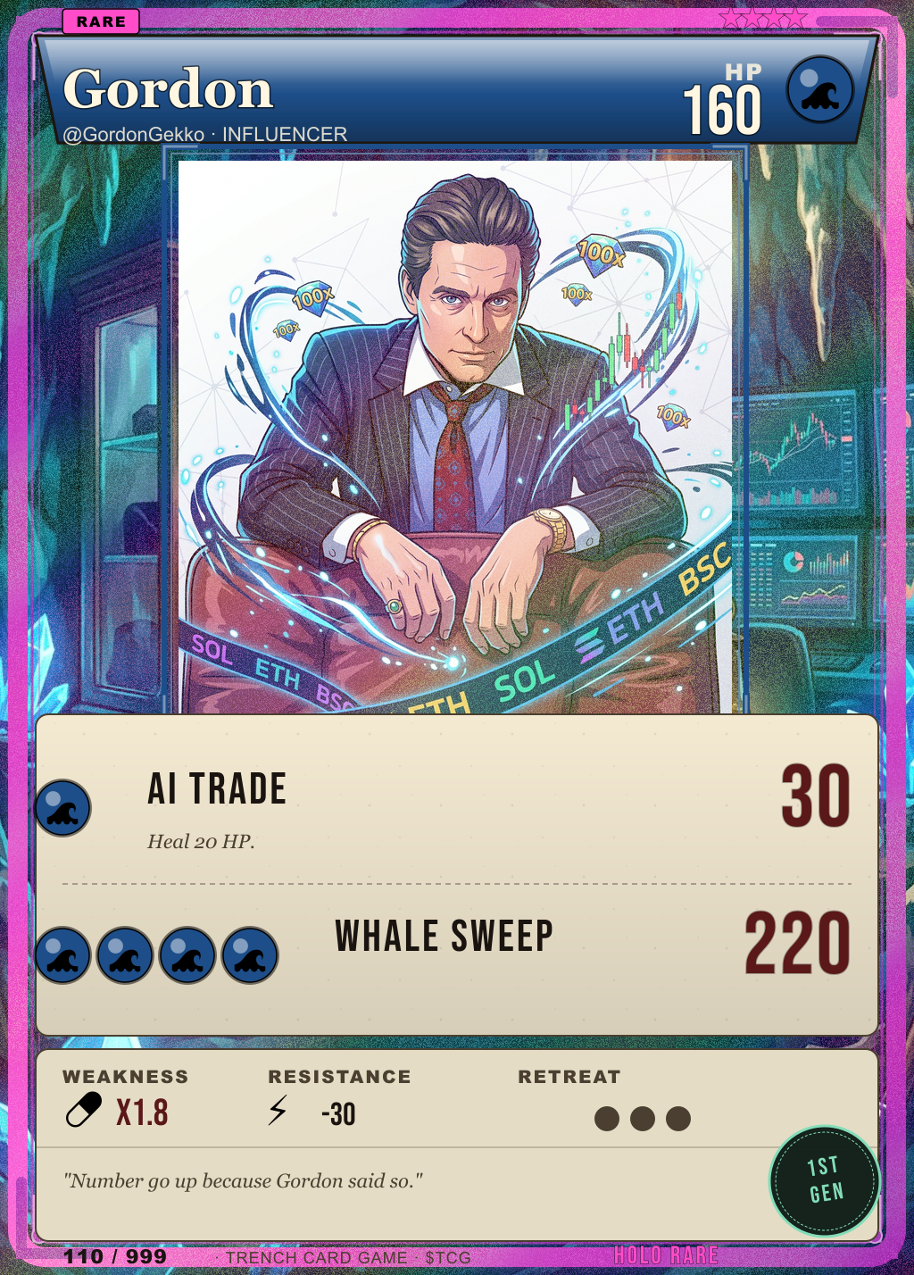 Trench Card 110 · Gordon