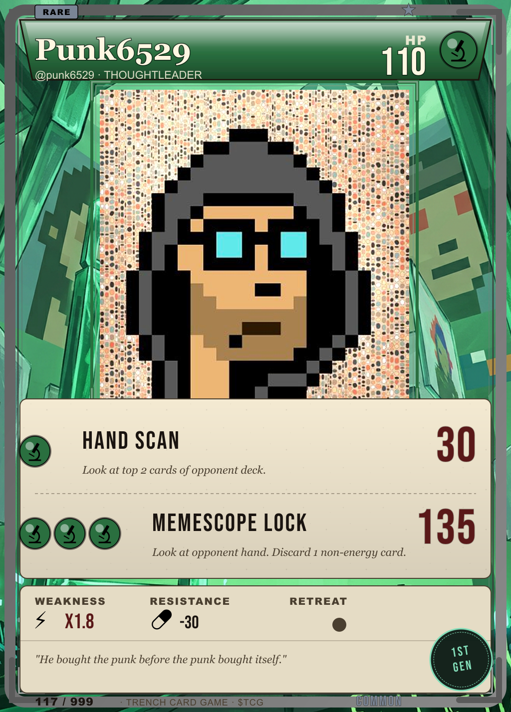 Trench Card 117 · Punk6529