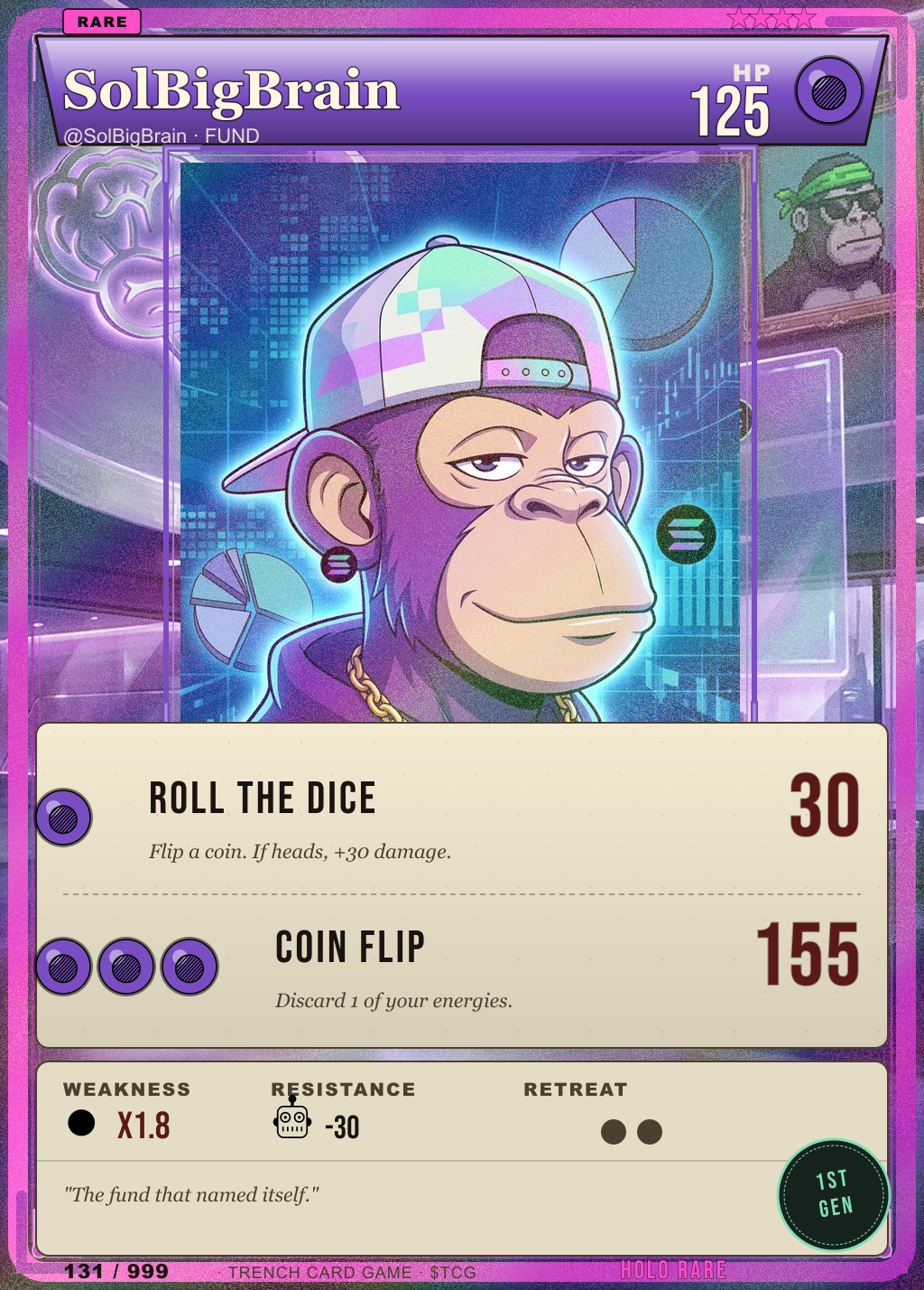 Trench Card 131 · SolBigBrain