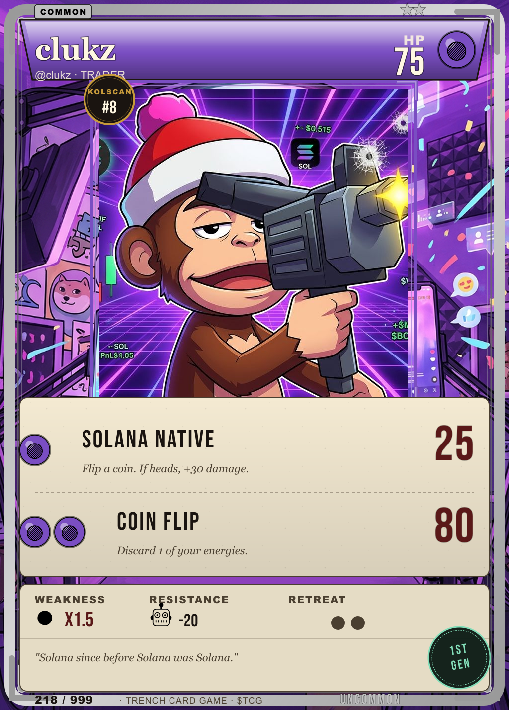 Trench Card 218 · clukz