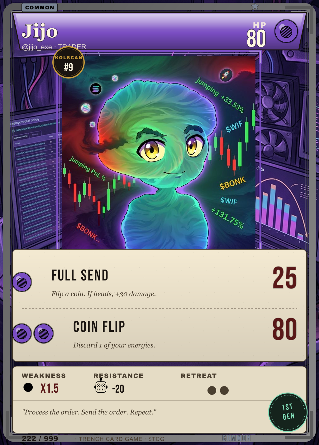 Trench Card 222 · Jijo