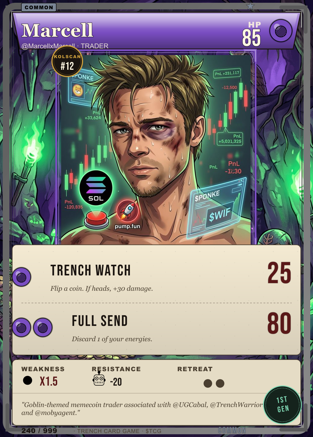 Trench Card 240 · Marcell