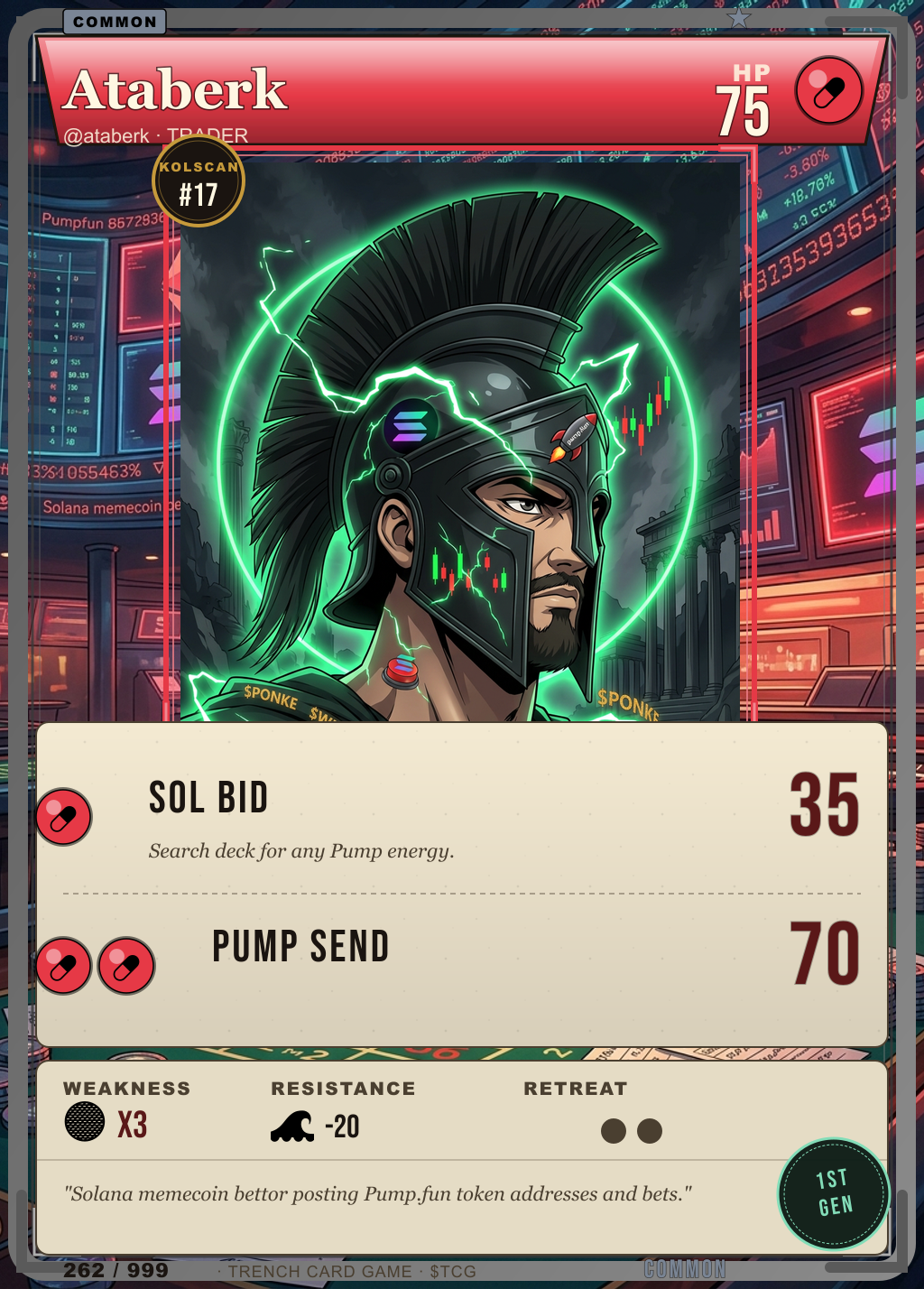 Trench Card 262 · Ataberk