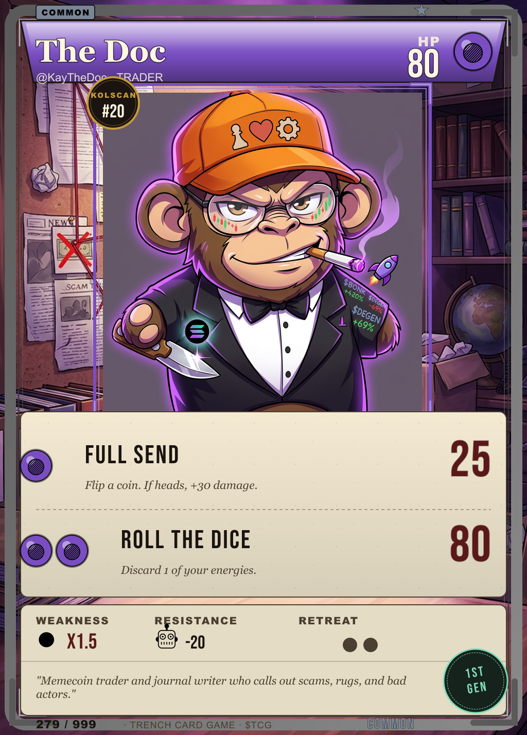 Trench Card 279 · The Doc