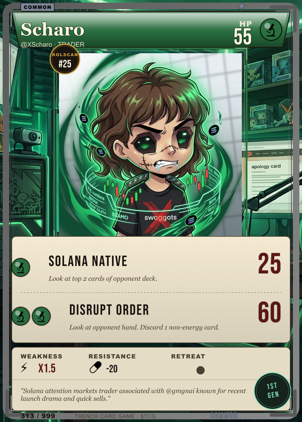 Trench Card 313 · Scharo