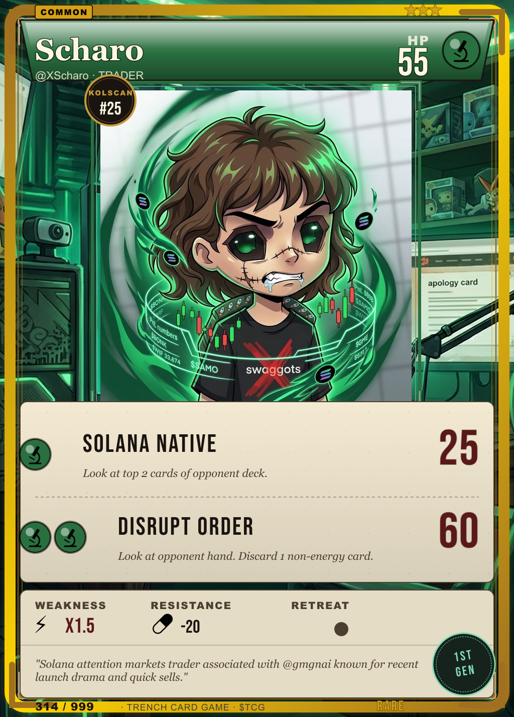 Trench Card 314 · Scharo