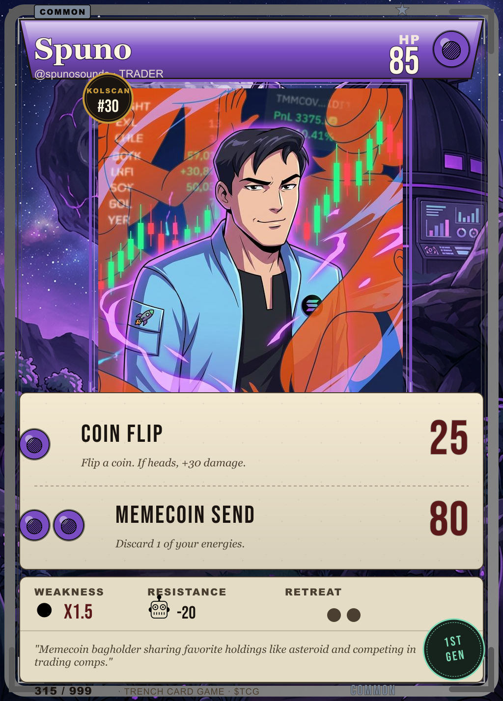 Trench Card 315 · Spuno