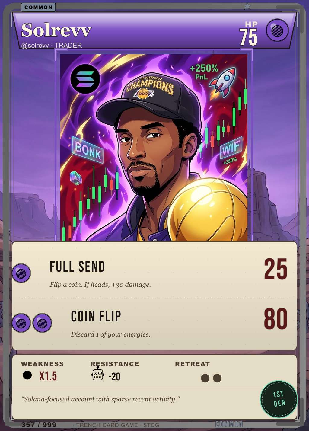 Trench Card 357 · Solrevv