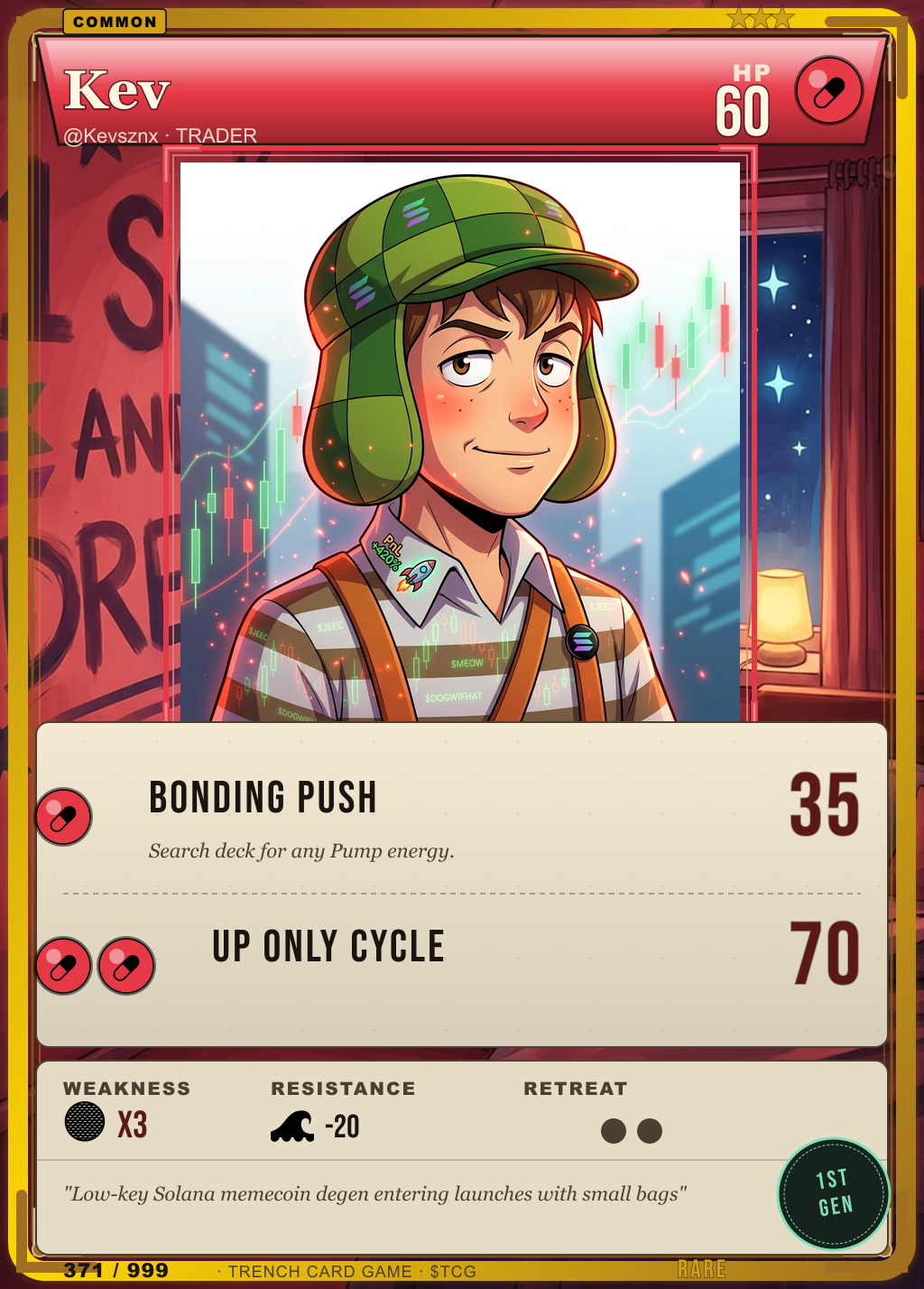 Trench Card 371 · Kev