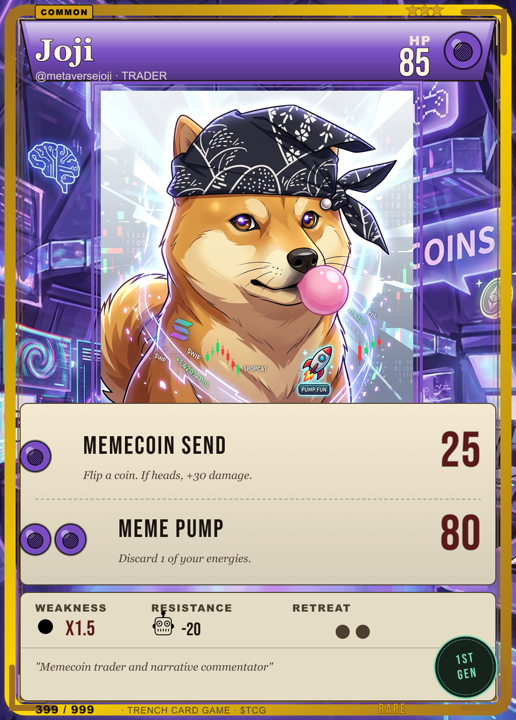 Trench Card 399 · Joji