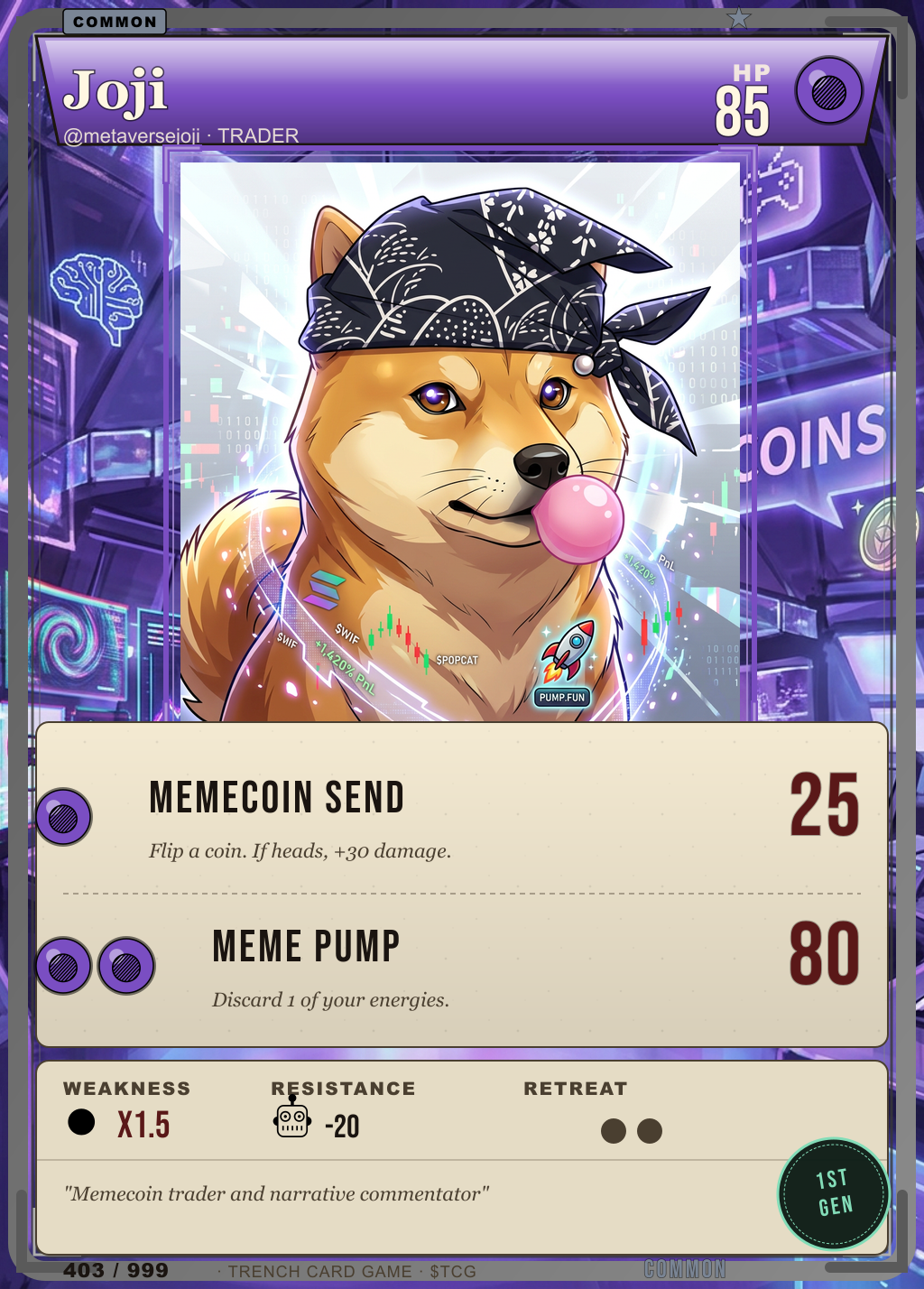 Trench Card 403 · Joji