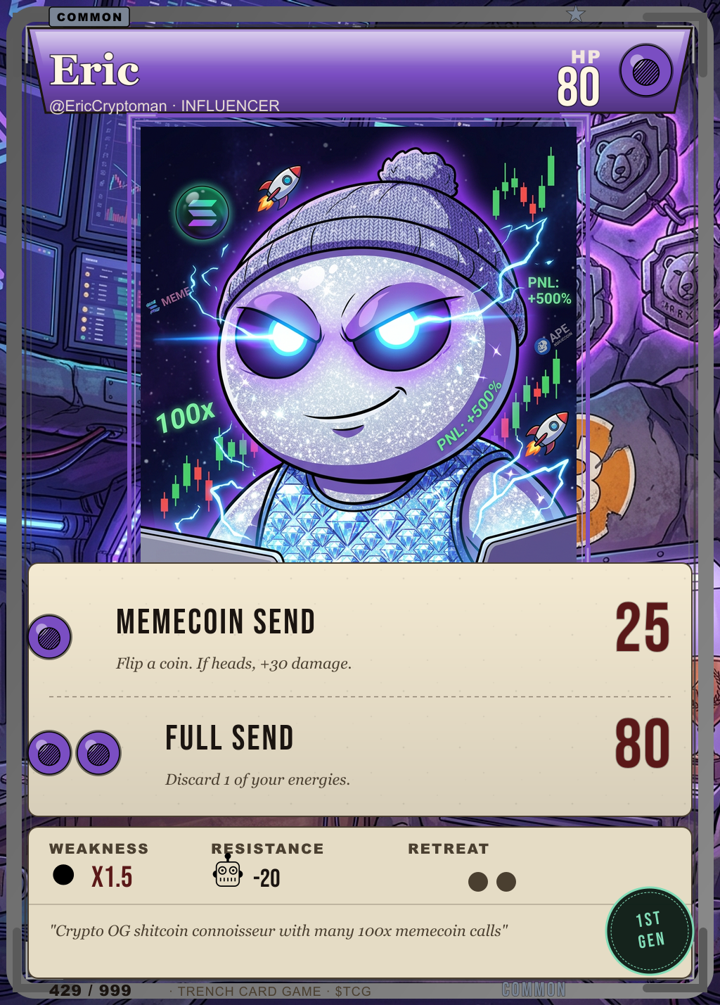 Trench Card 429 · Eric