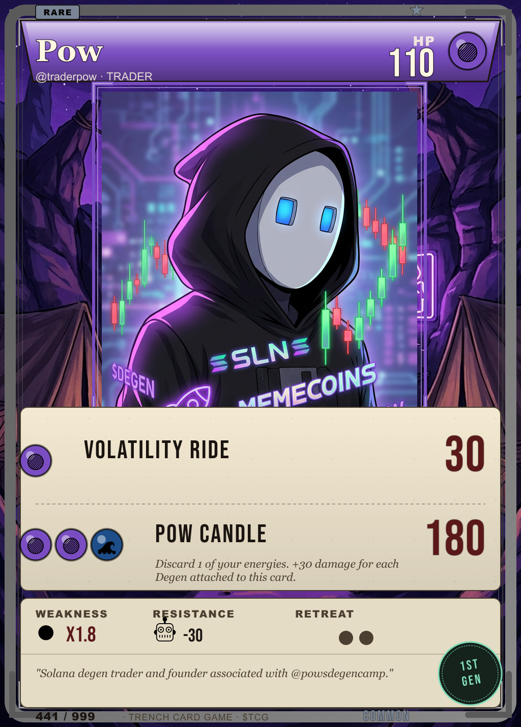 Trench Card 441 · Pow