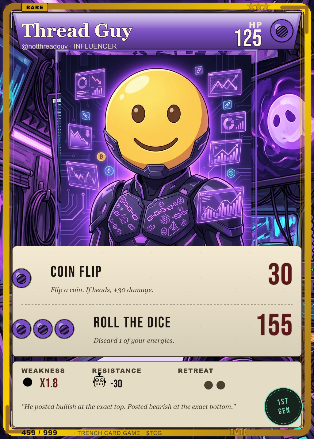 Trench Card 459 · Thread Guy