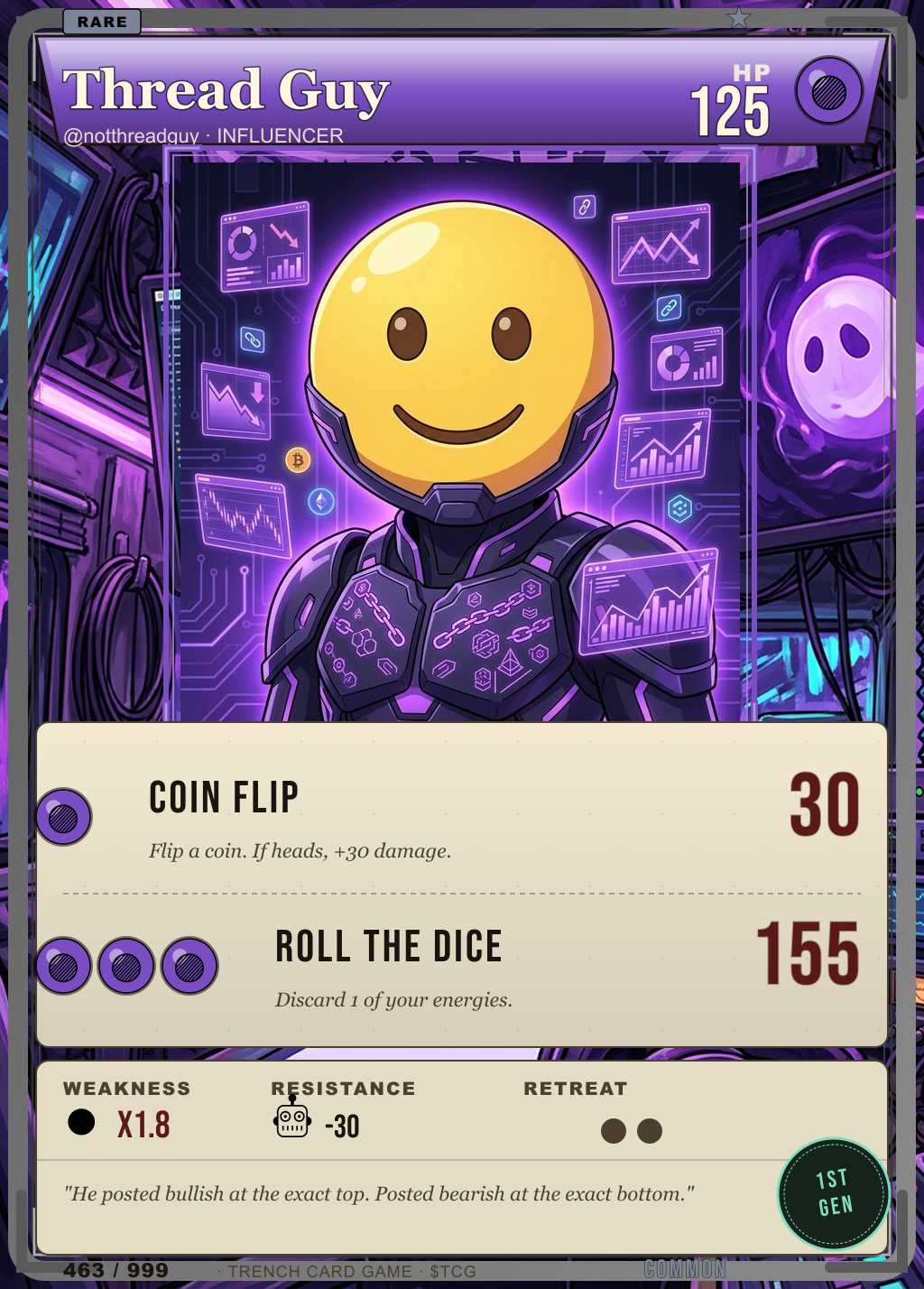 Trench Card 463 · Thread Guy
