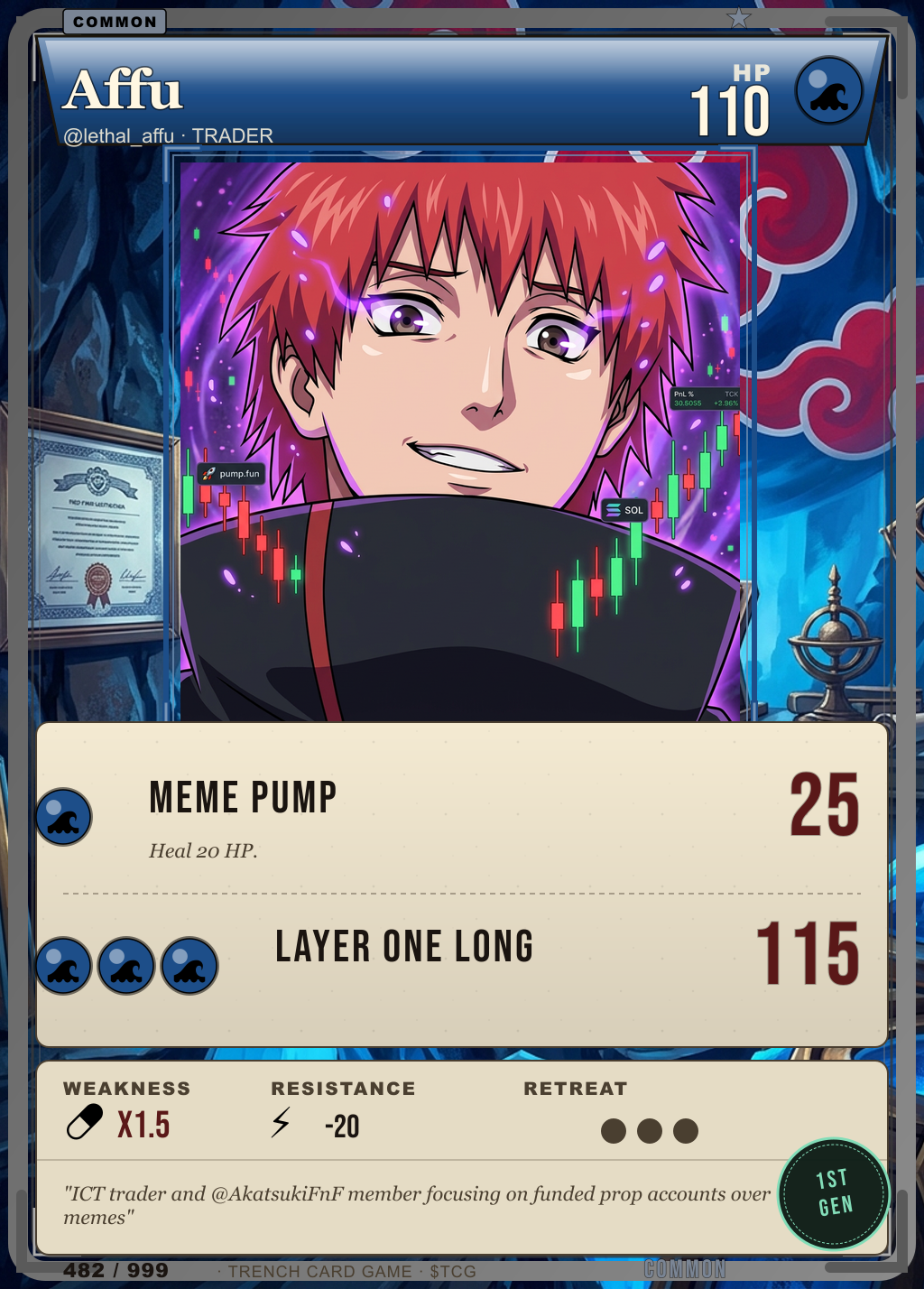 Trench Card 482 · Affu