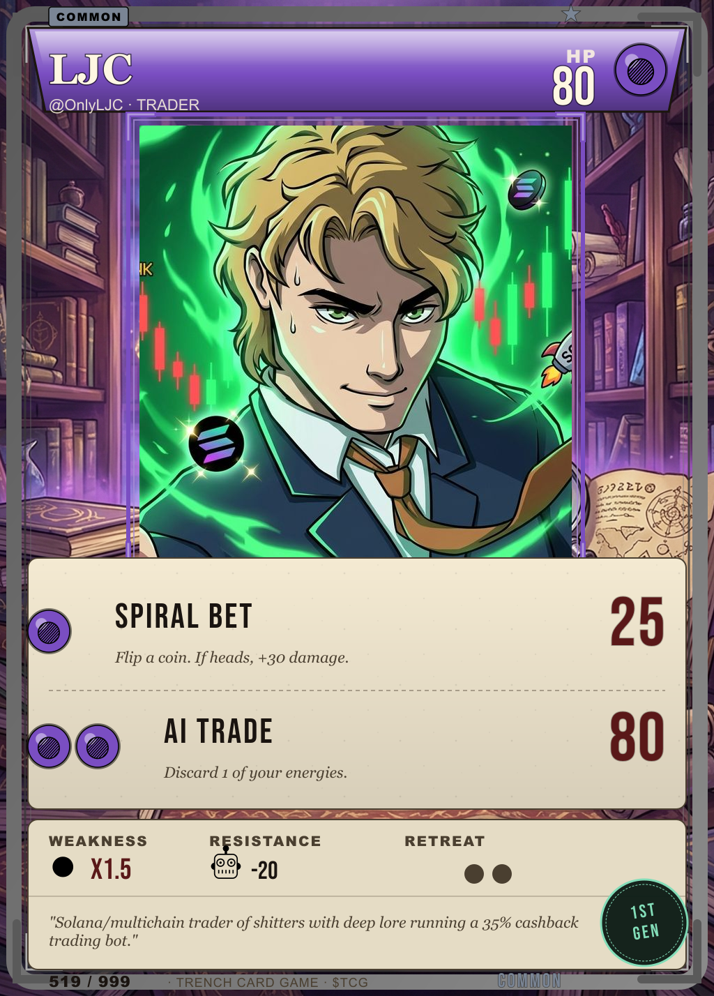 Trench Card 519 · LJC