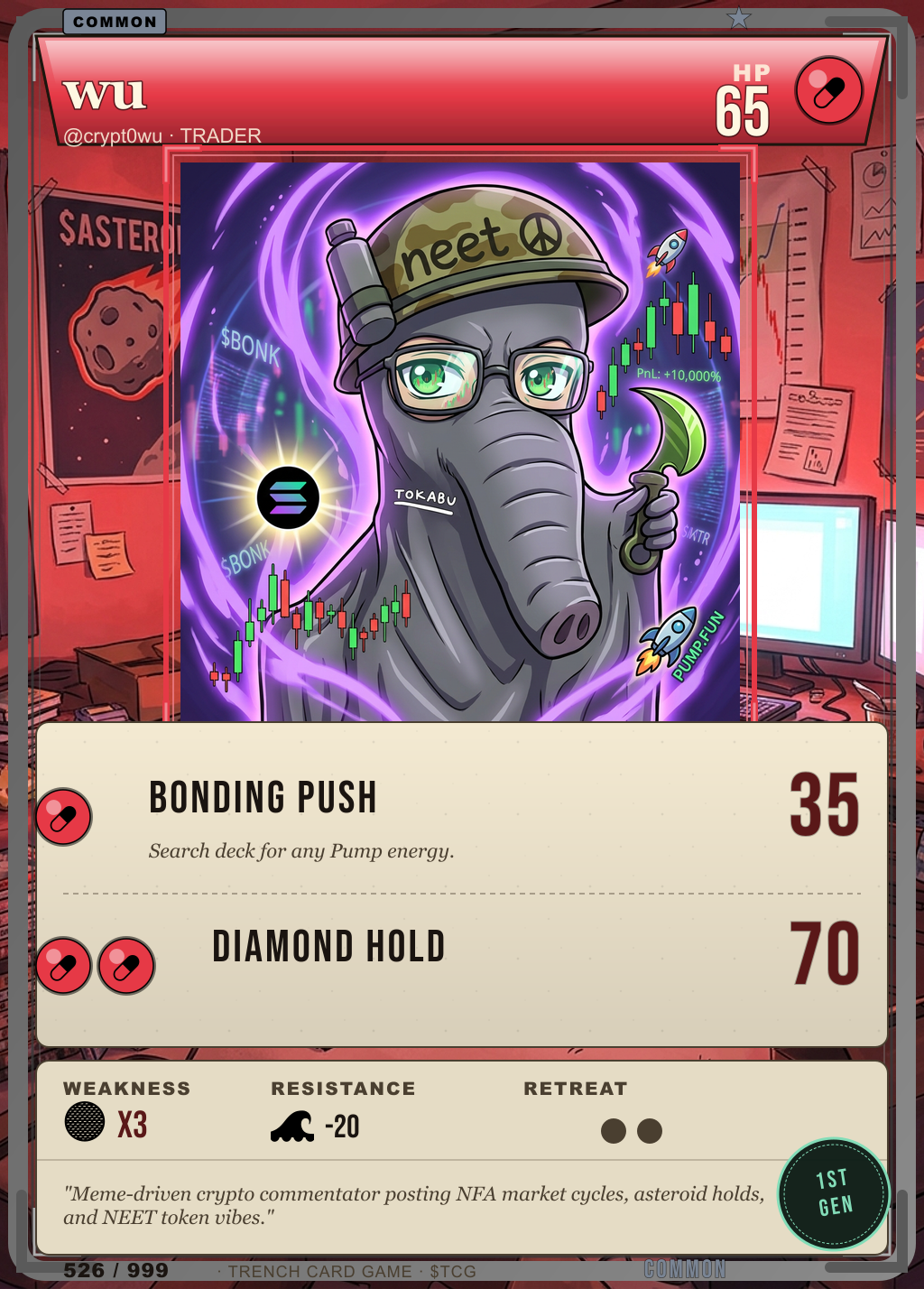 Trench Card 526 · wu