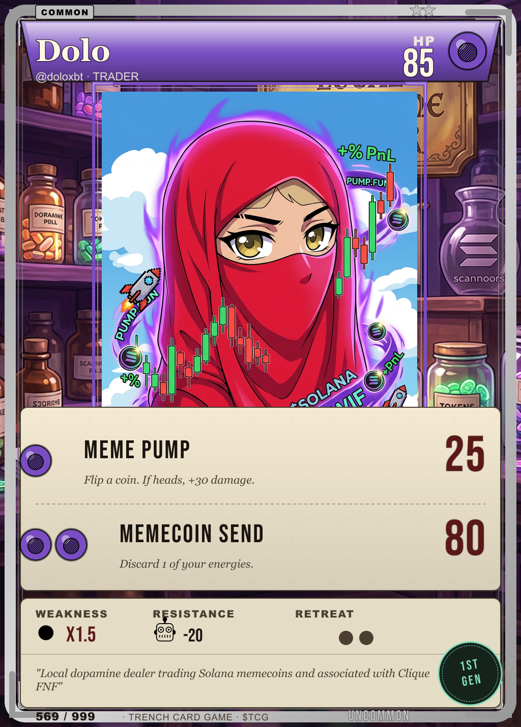 Trench Card 569 · Dolo
