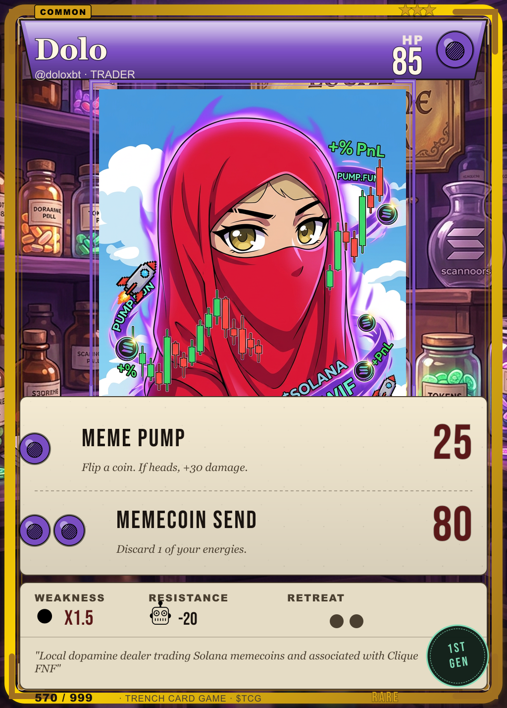 Trench Card 570 · Dolo