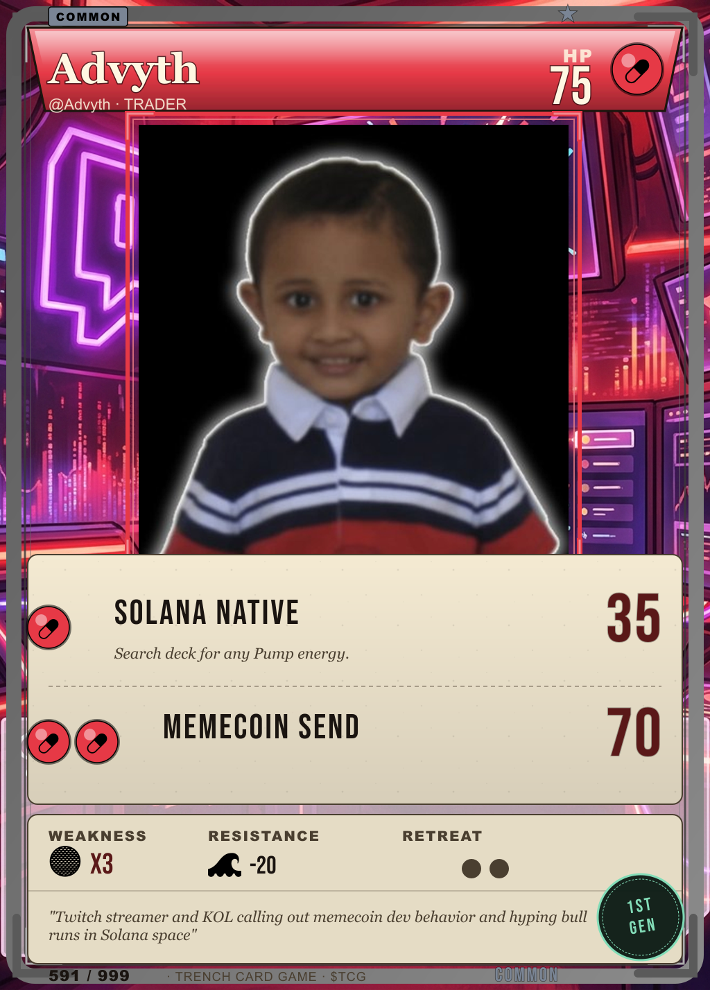 Trench Card 591 · Advyth