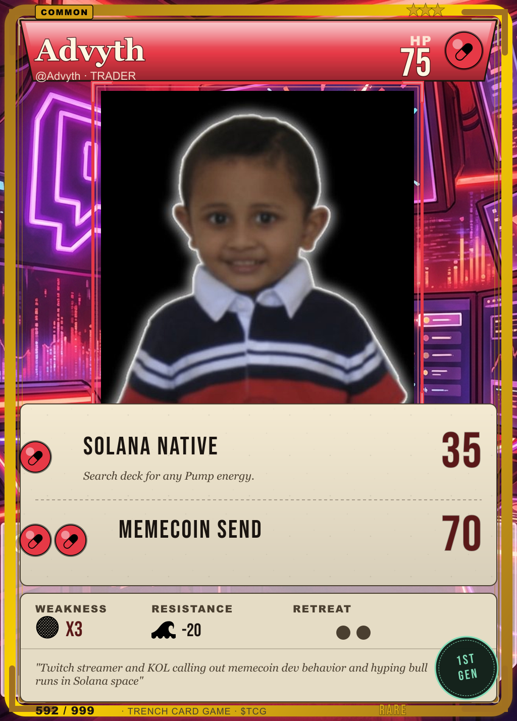 Trench Card 592 · Advyth