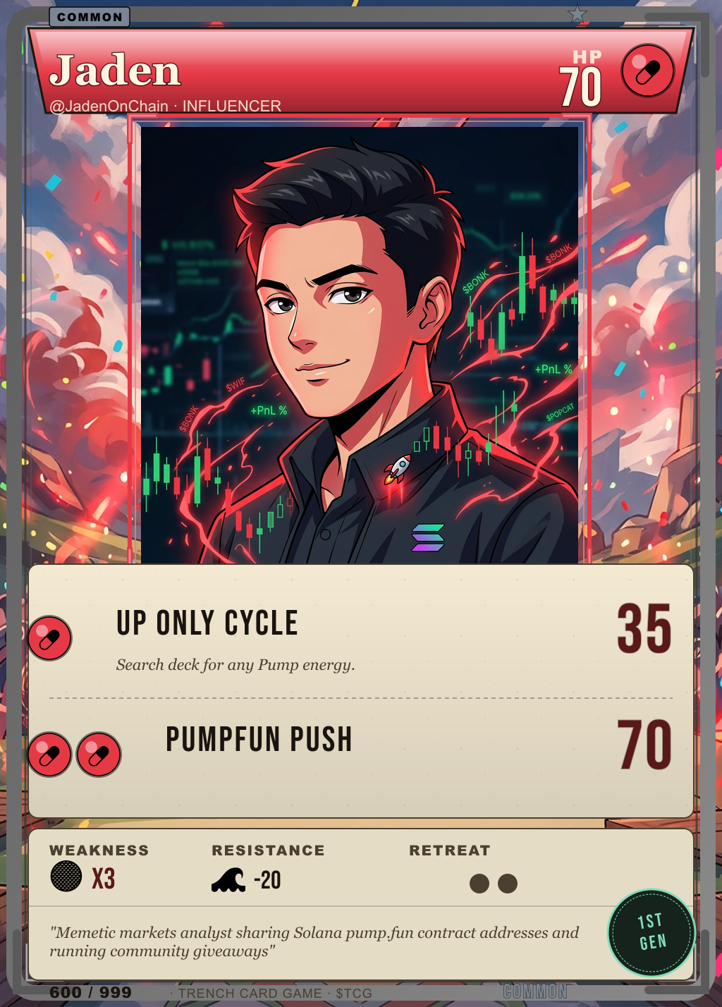 Trench Card 600 · Jaden