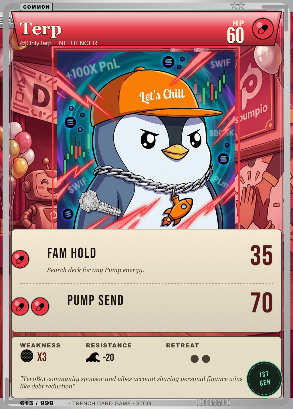 Trench Card 613 · Terp