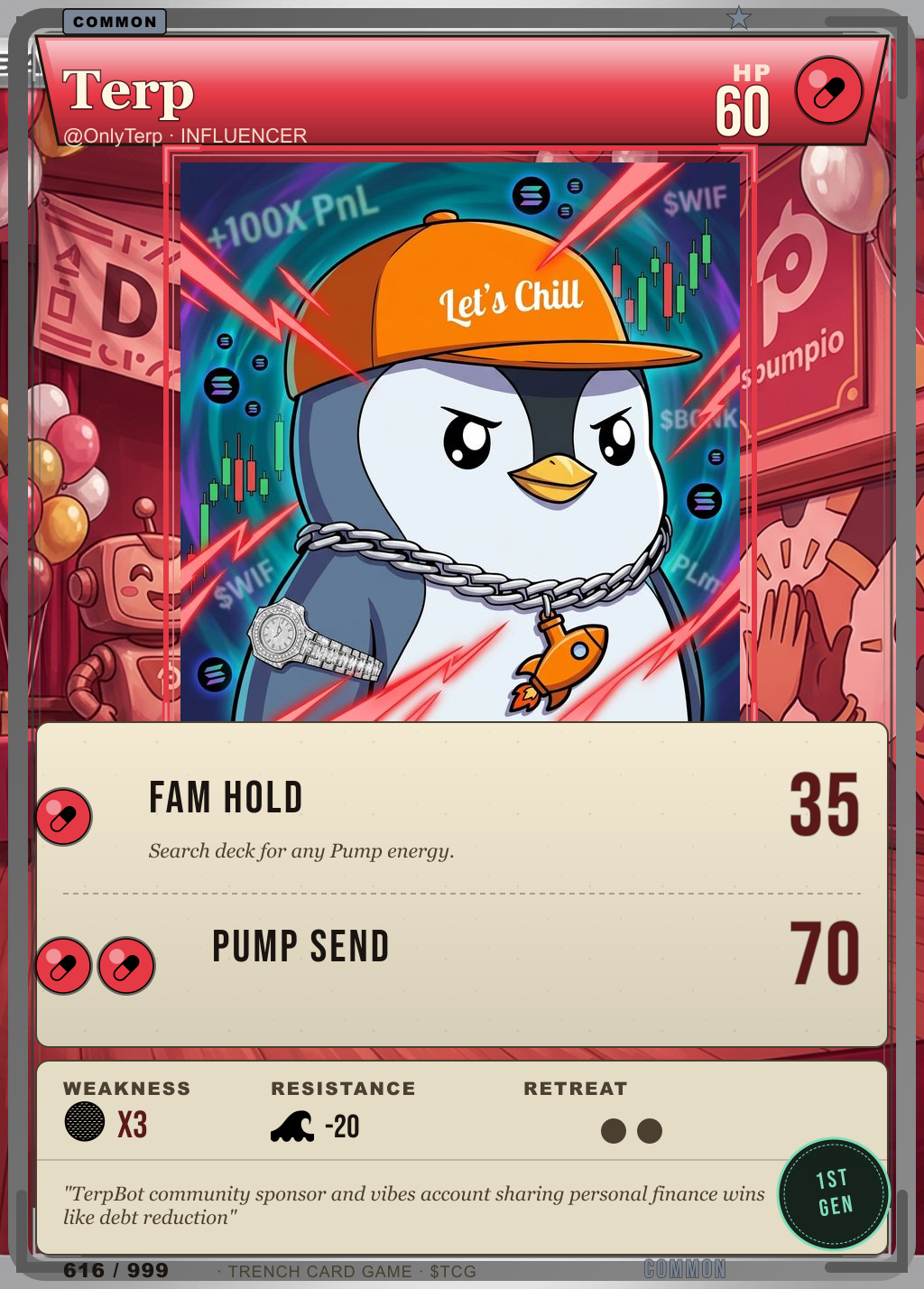 Trench Card 616 · Terp