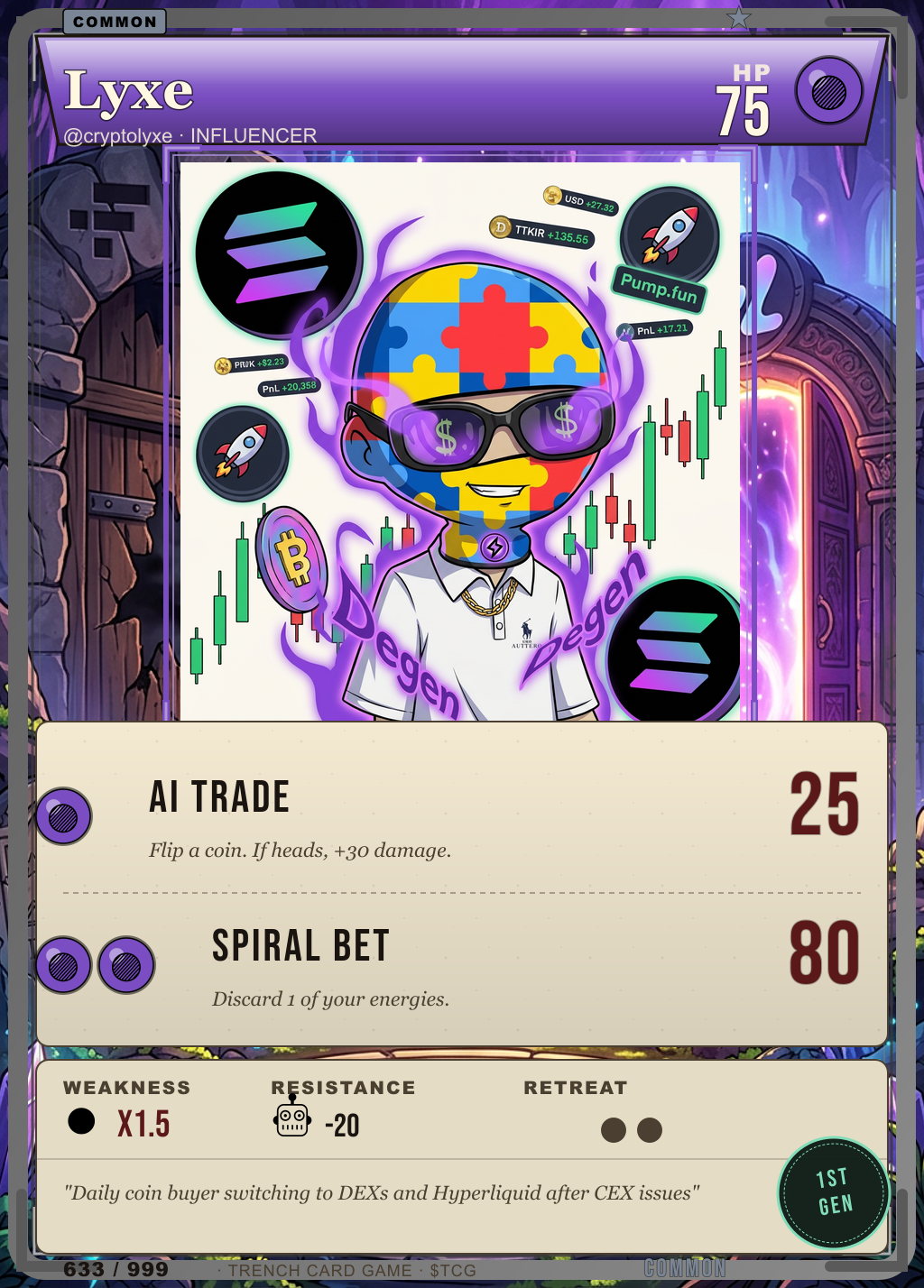 Trench Card 633 · Lyxe