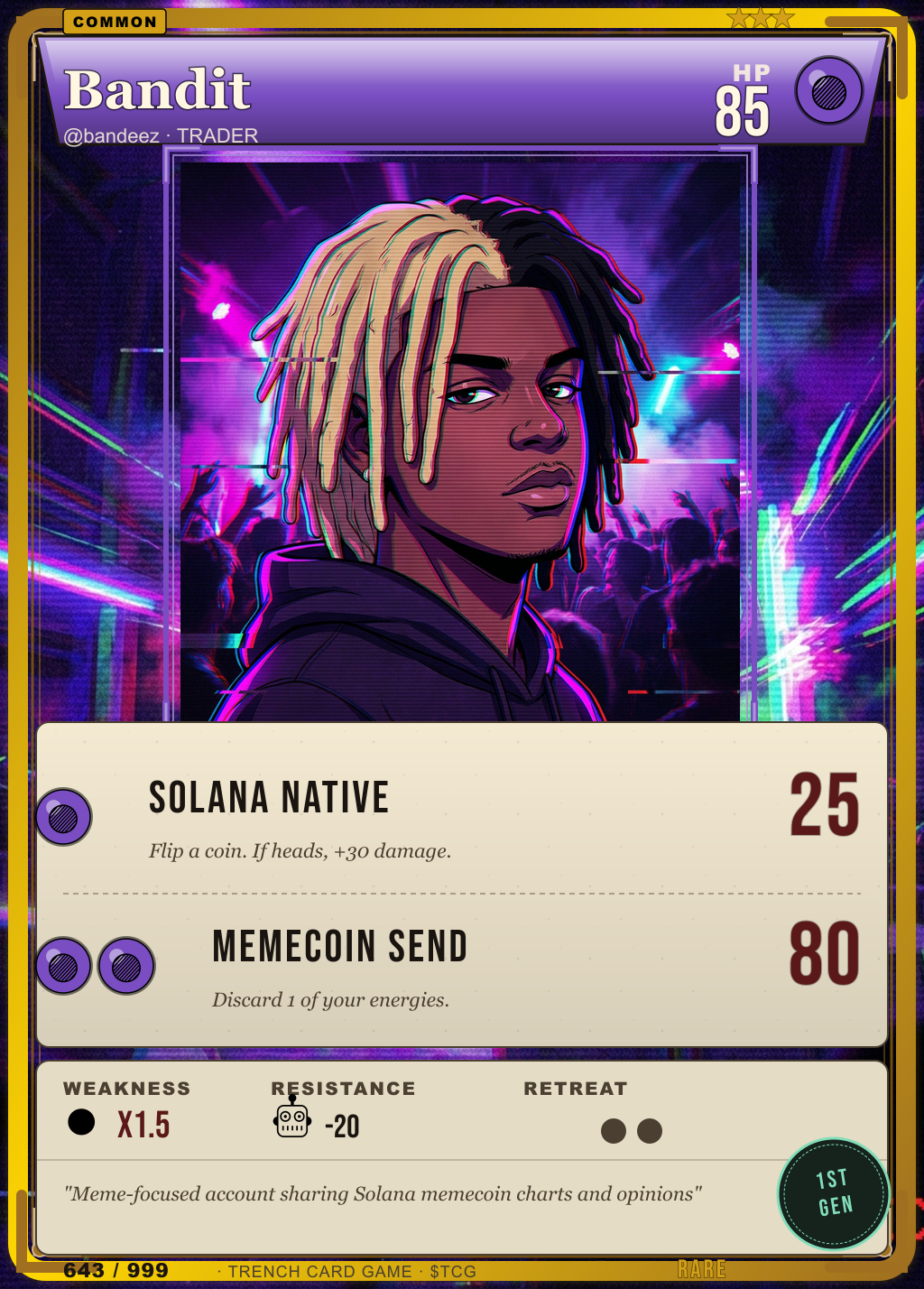 Trench Card 643 · Bandit