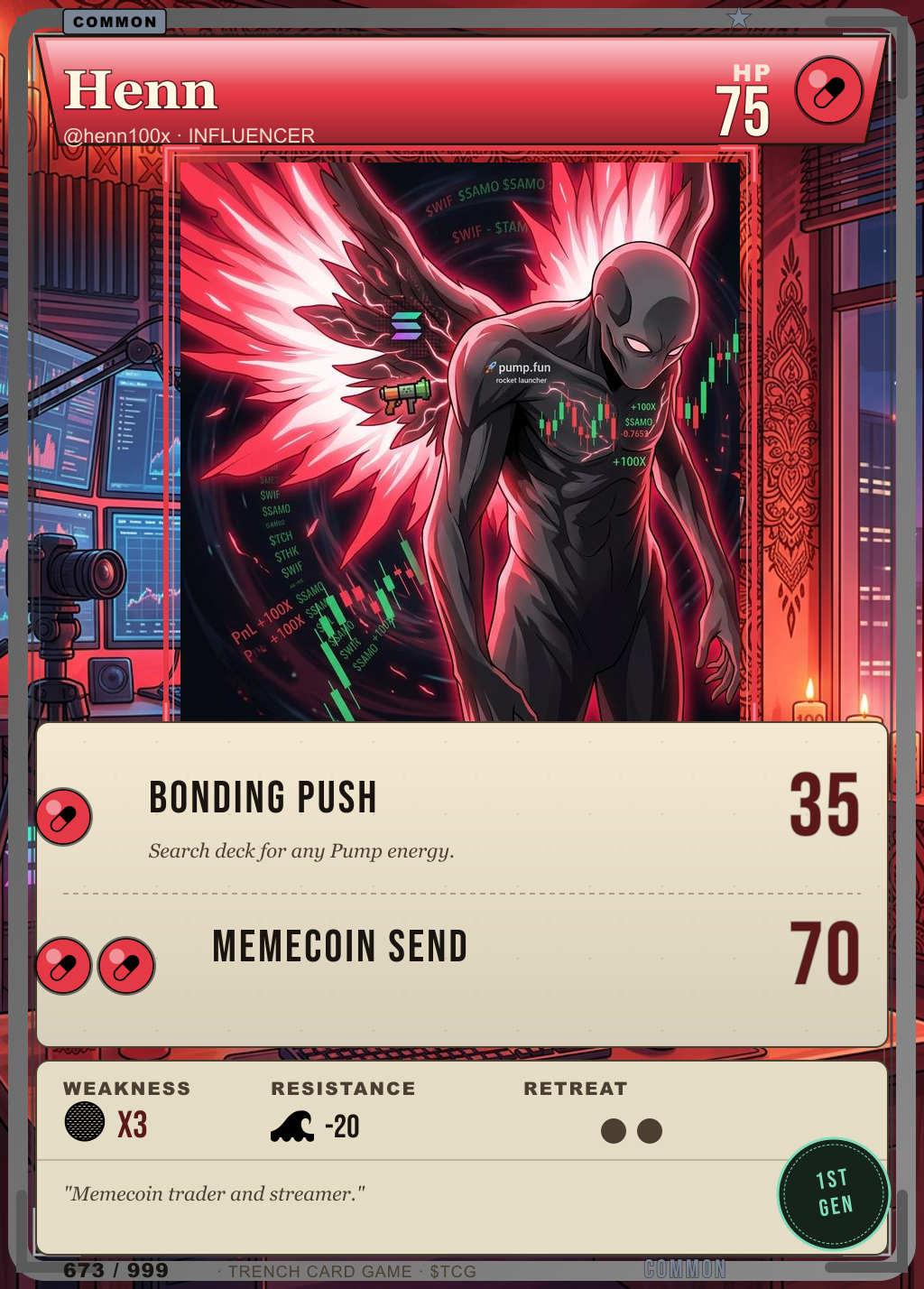 Trench Card 673 · Henn