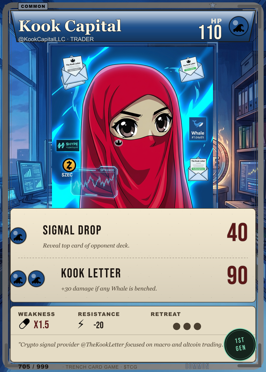 Trench Card 705 · Kook Capital