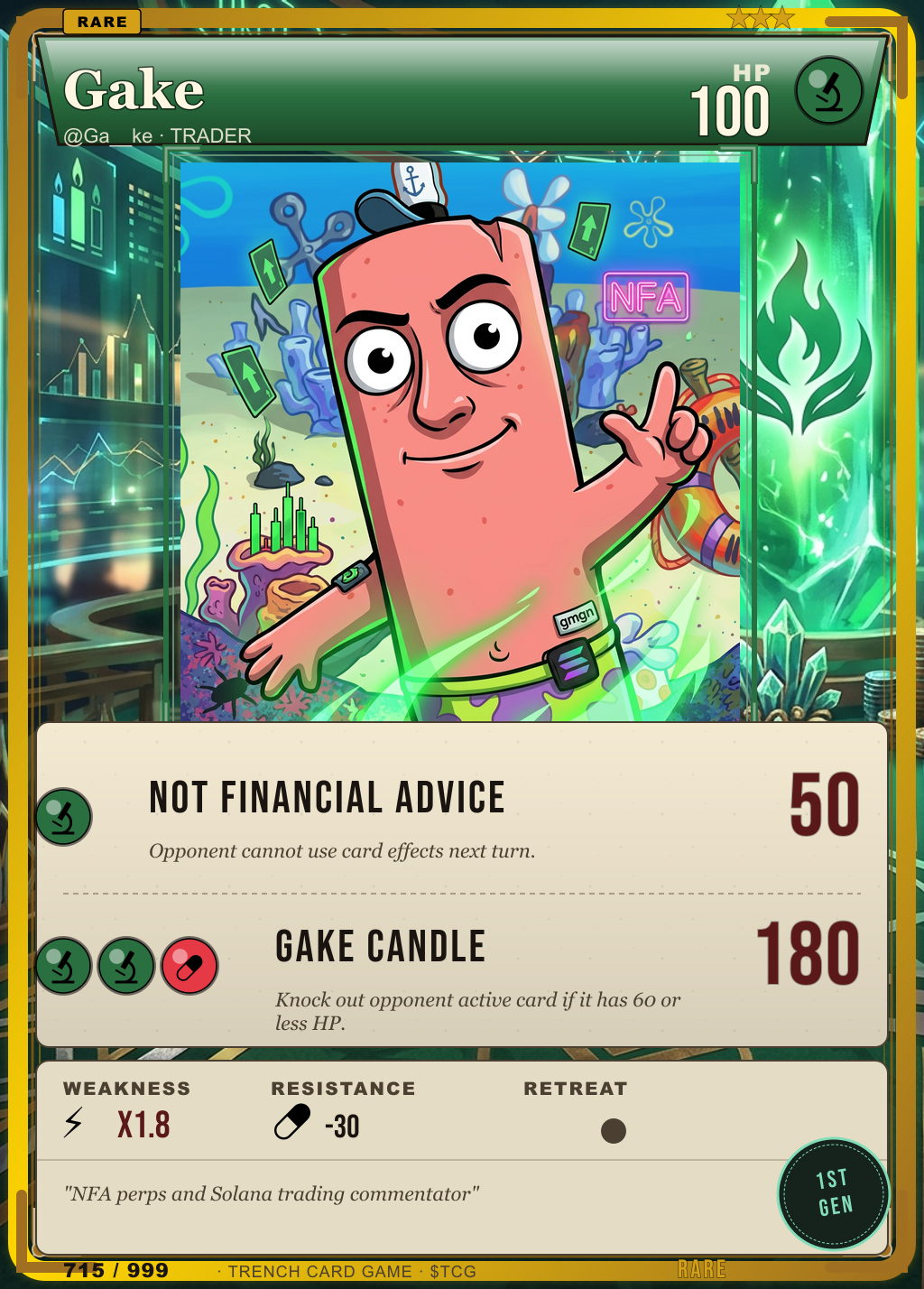 Trench Card 715 · Gake