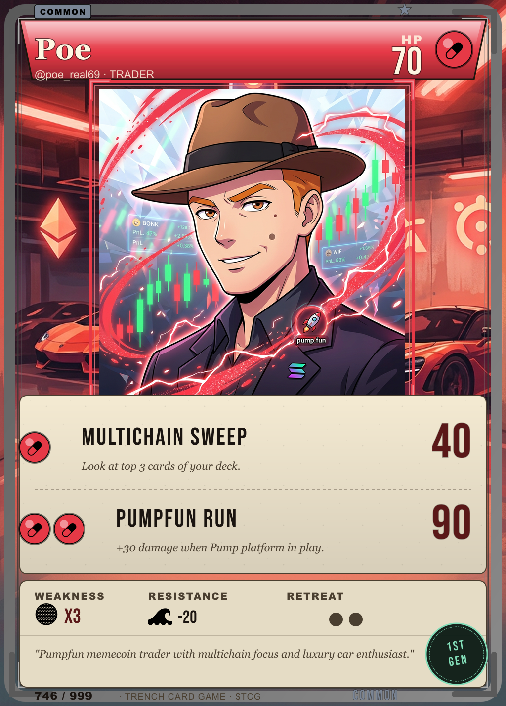 Trench Card 746 · Poe