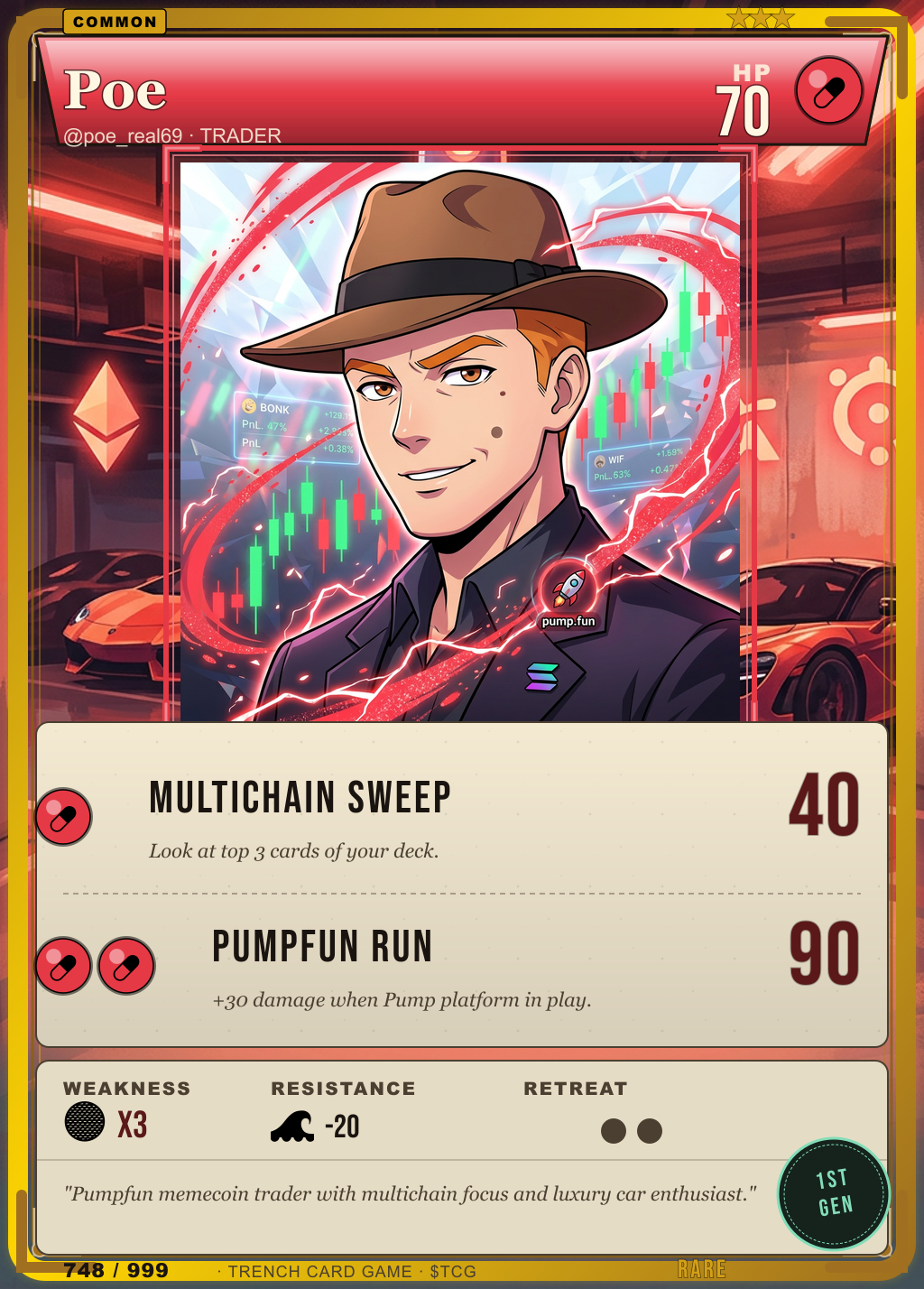 Trench Card 748 · Poe