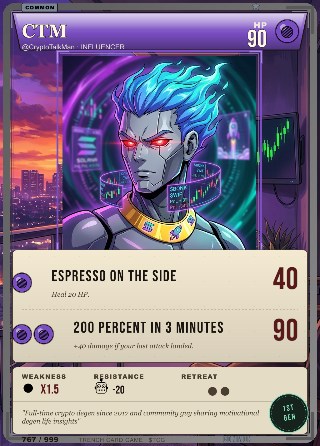 Trench Card 767 · CTM