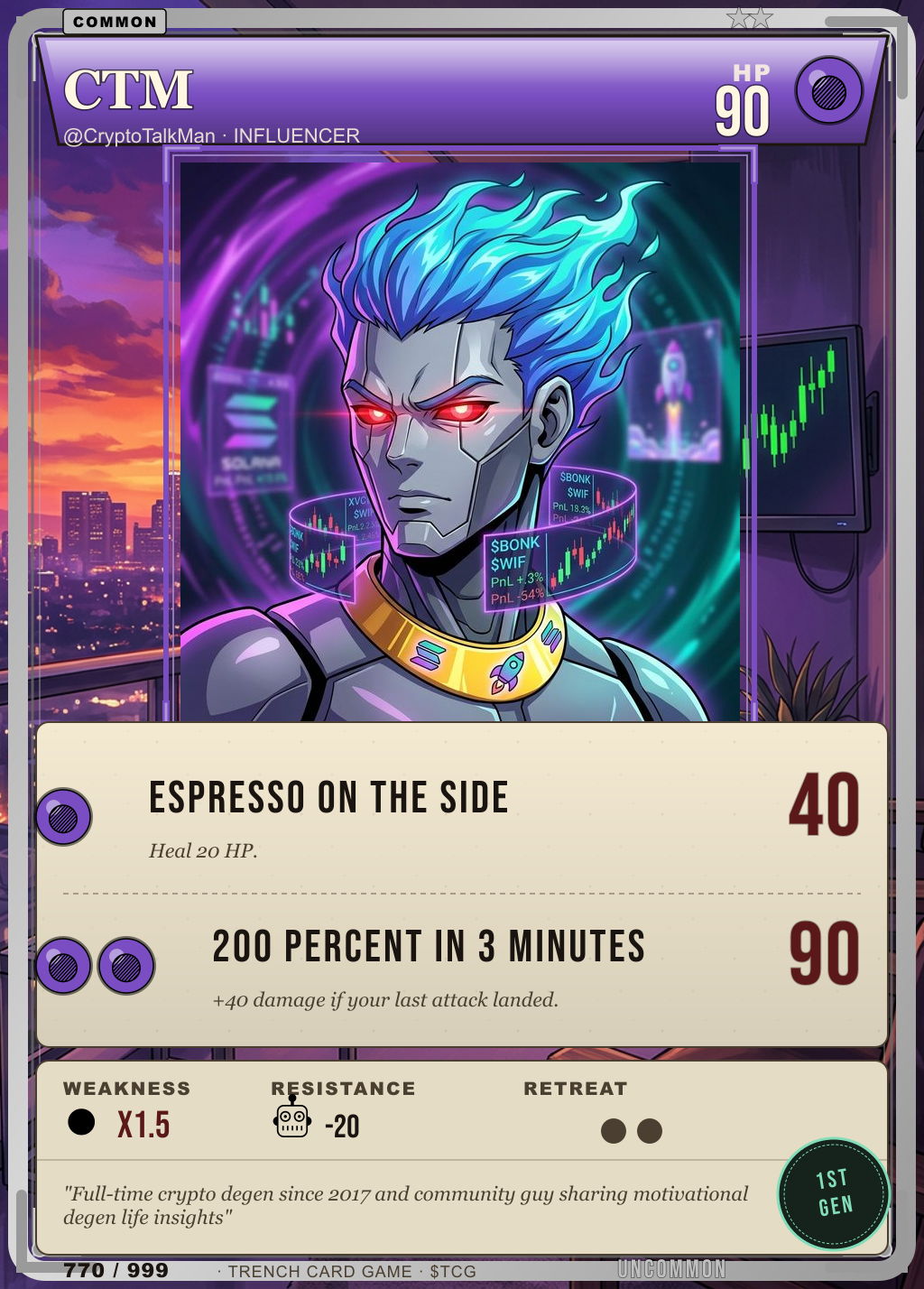 Trench Card 770 · CTM