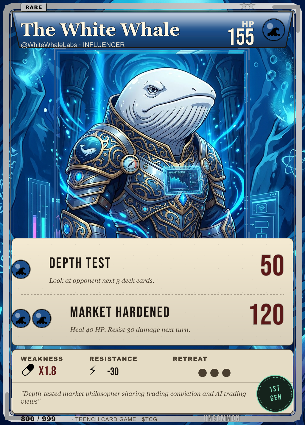 Trench Card 800 · The White Whale