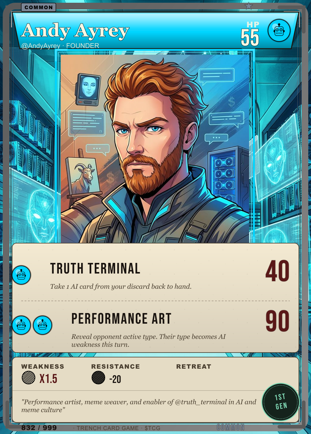 Trench Card 832 · Andy Ayrey