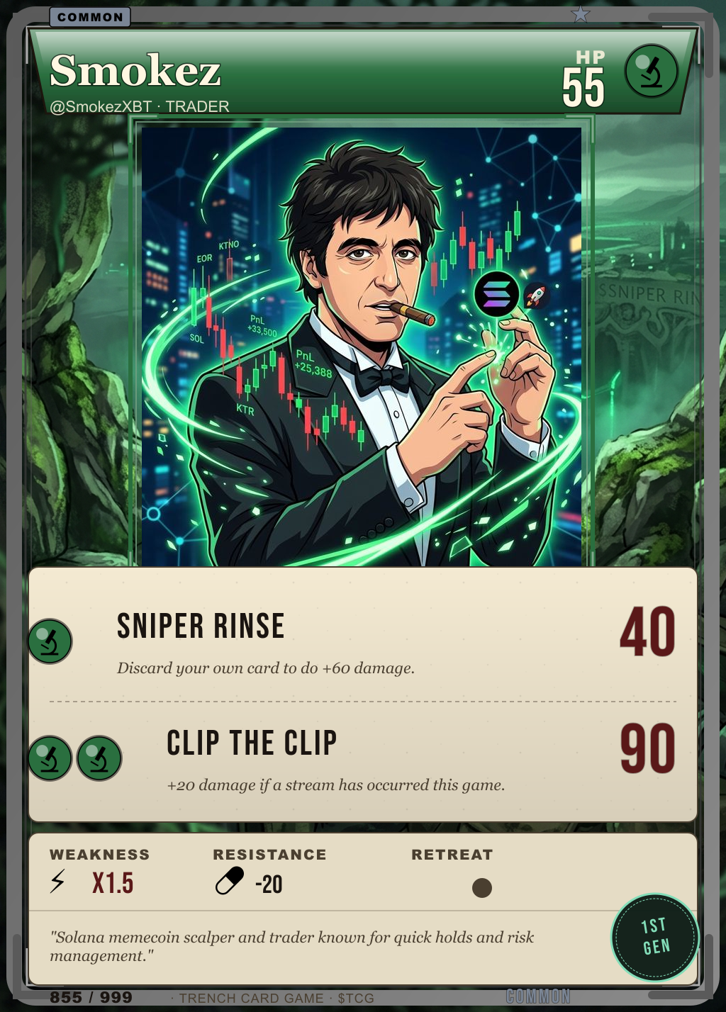 Trench Card 855 · Smokez