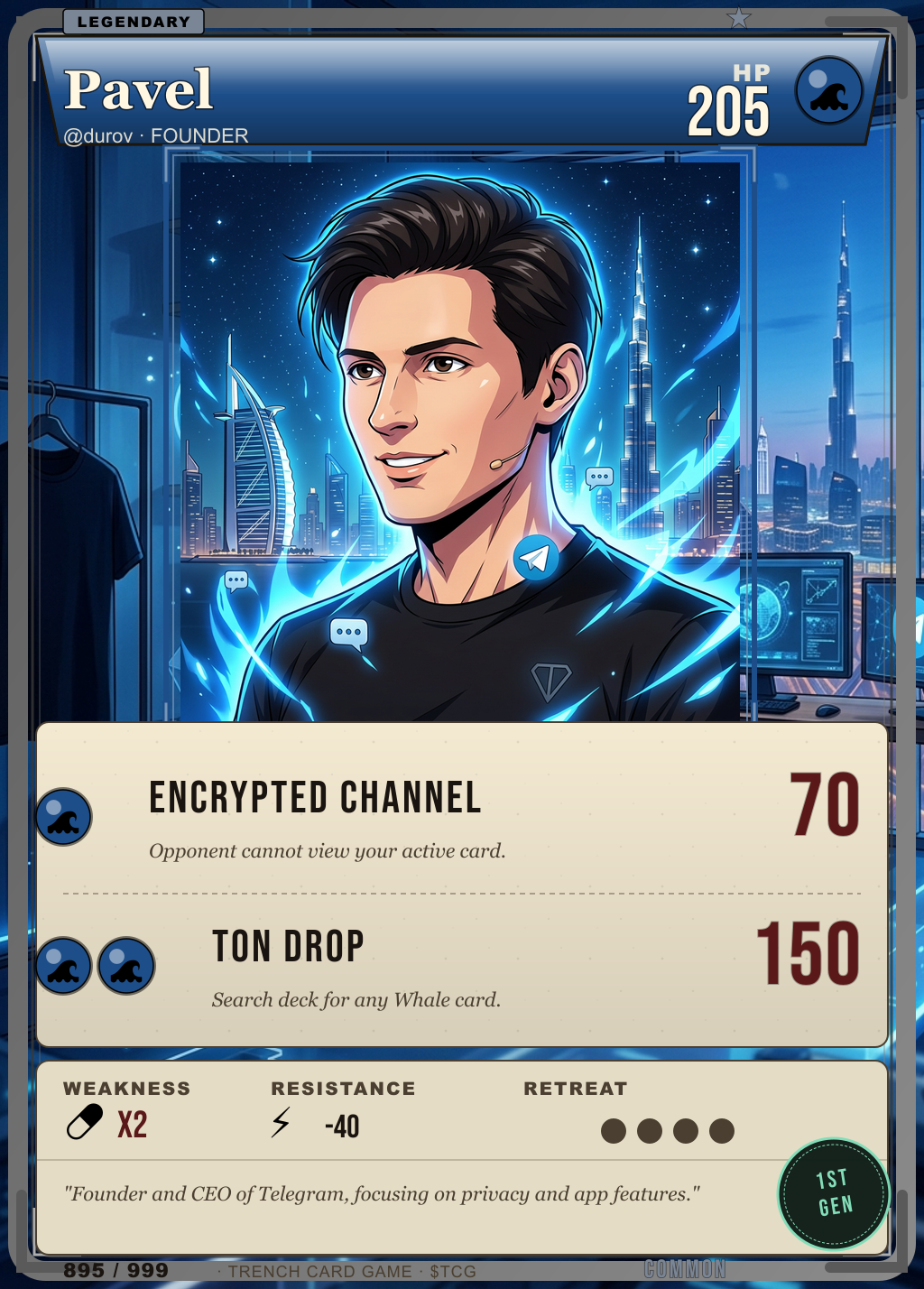 Trench Card 895 · Pavel