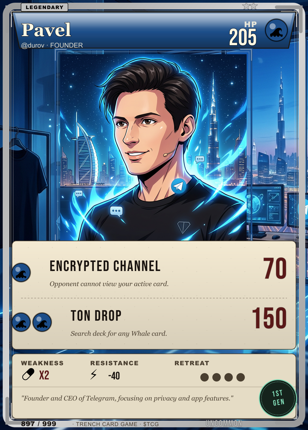 Trench Card 897 · Pavel